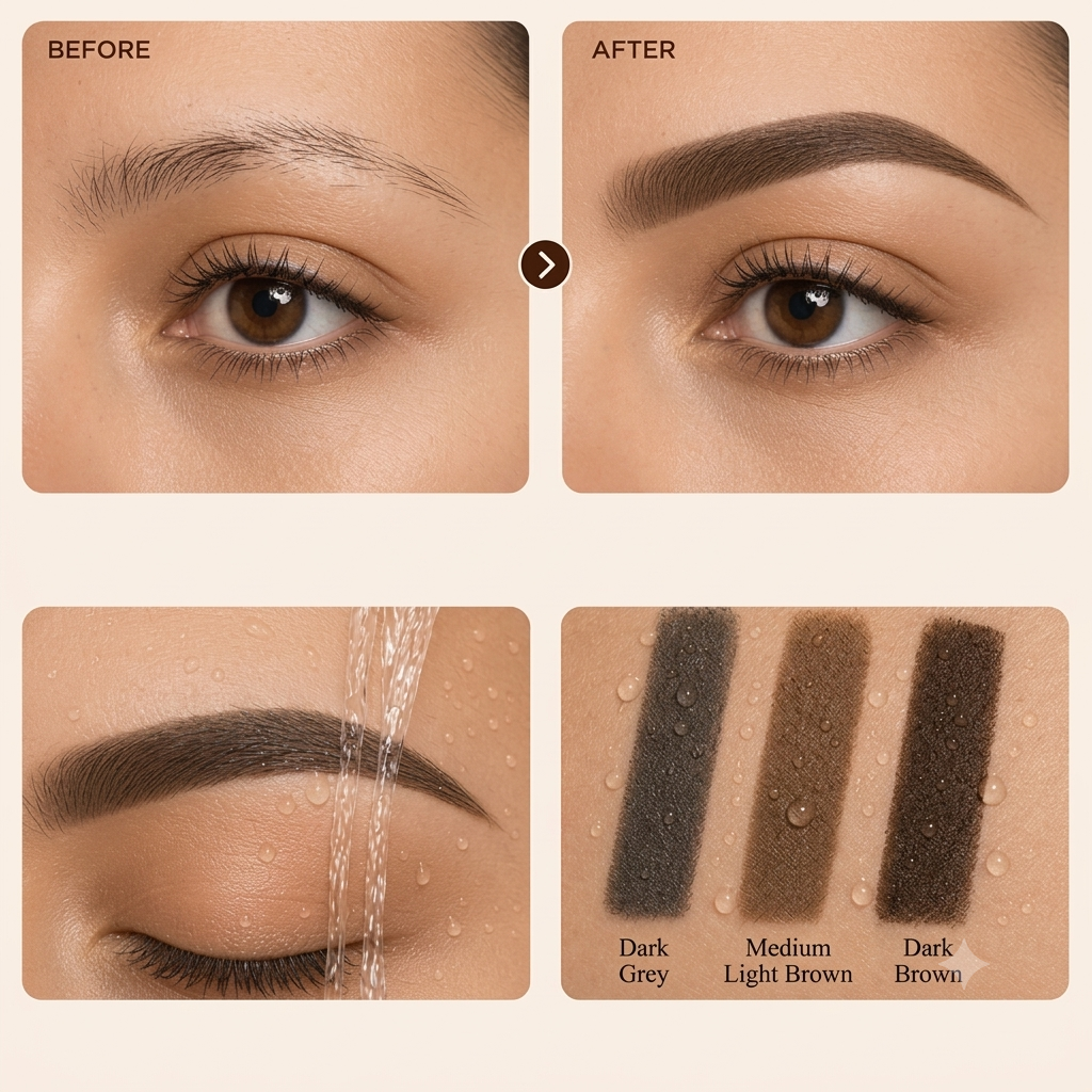 Perfect Shape Eyebrow Stamp & Powder Kit