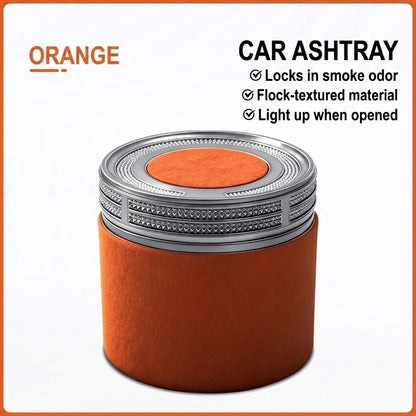 Premium Ceramic Car Ashtray – Elegant & Portable Minimalist Design