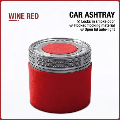 Premium Ceramic Car Ashtray – Elegant & Portable Minimalist Design