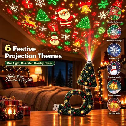 HD Christmas Tree Ceiling Projector Light